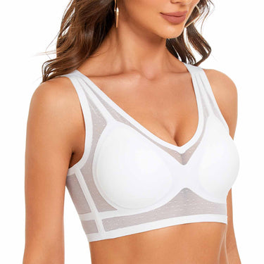 Vgplay Women's Strapless Minimizer Bra with Clear Straps and Removable Pads  Smoo