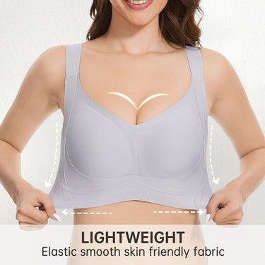 5040 Wireless Bras for Women Comfort Seamless Bralettes Adjustable Full Coverage Back-Smoothing Bra